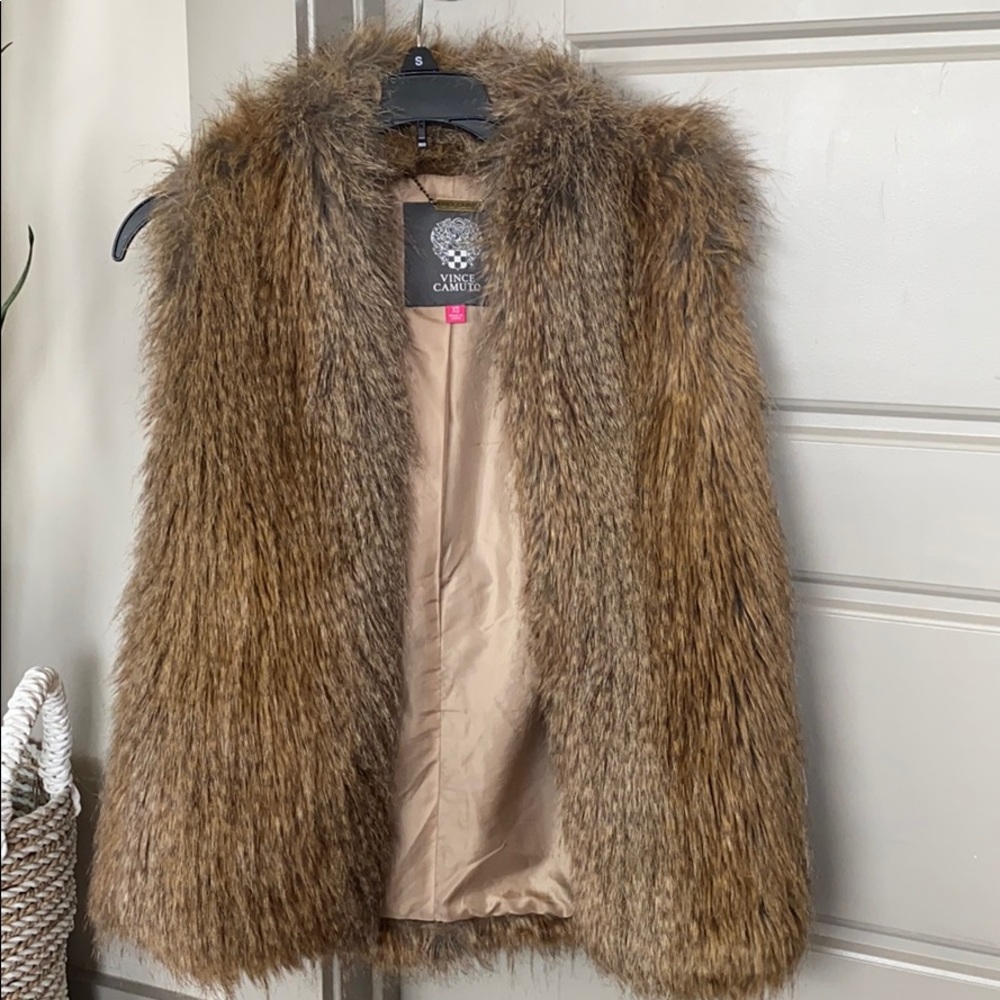 Vince Camuto Faux Fur Vest